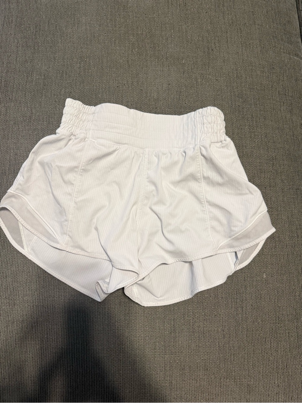 Lululemon athletica White Women's High-Waist Athletic Shorts